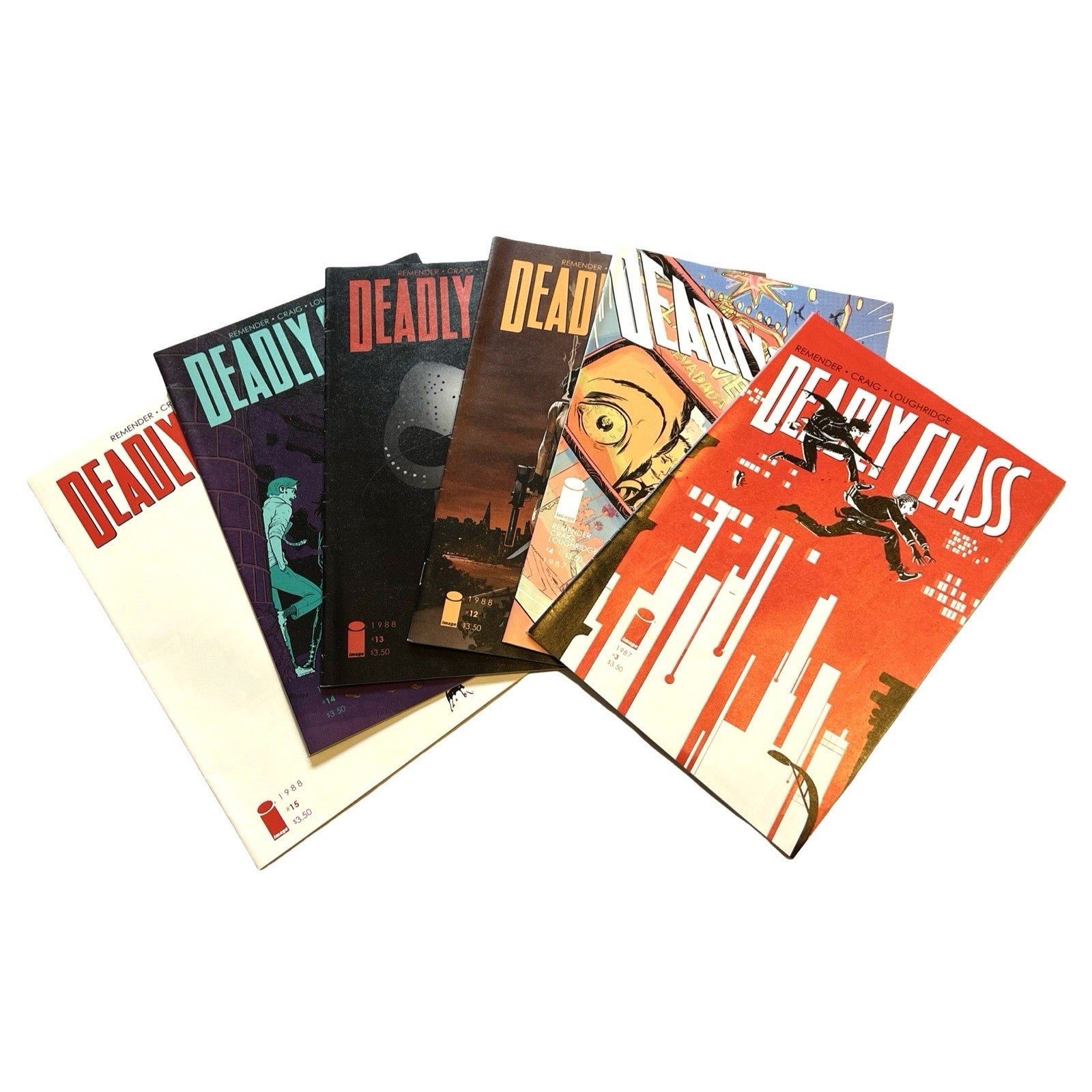 Deadly Class Comic Bundle 6x Image Comics #3 #4 #12 #13 #14 #15 Rick Remender