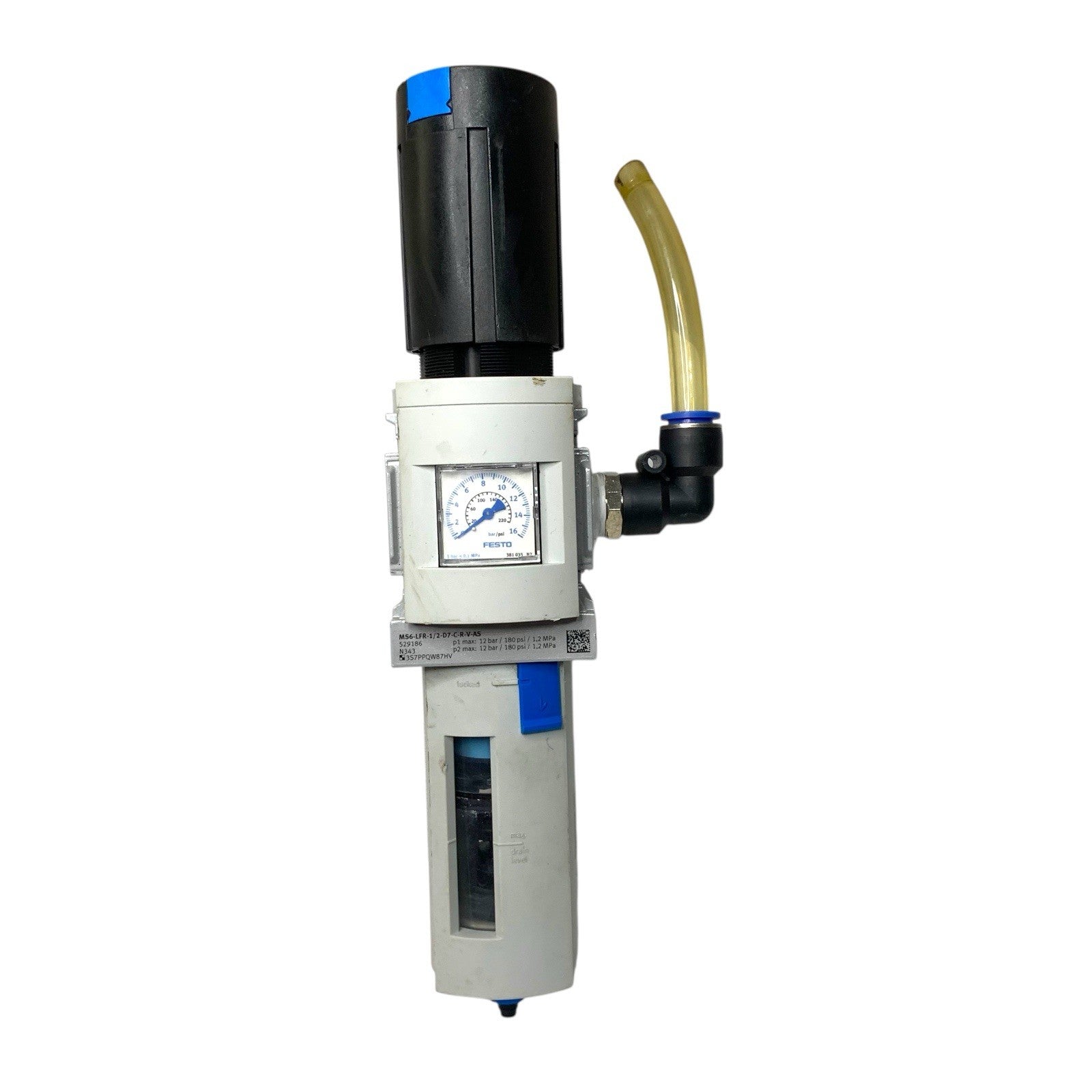 Festo MS6-LFR-1/2-D7-CRV-AS Filter Regulator Air Prep Unit 1/2"