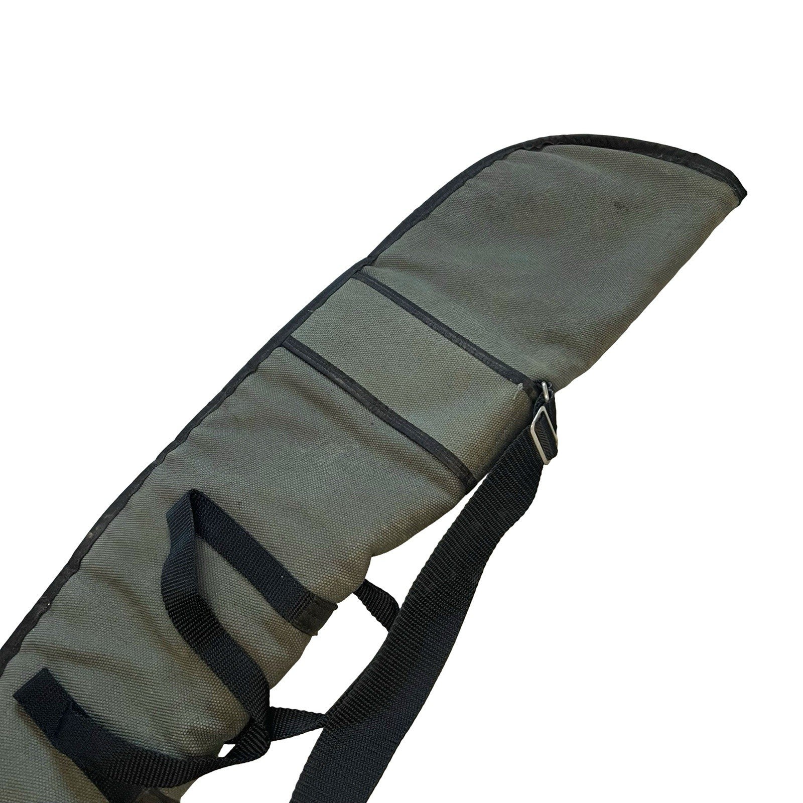 50" 128cm Padded Rifle Shotgun Gun Slip Case Fleece Lined Green Shoulder Strap