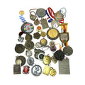 Vintage Sports Medals Job Lot Athletics Cycling Football Award Fobs European
