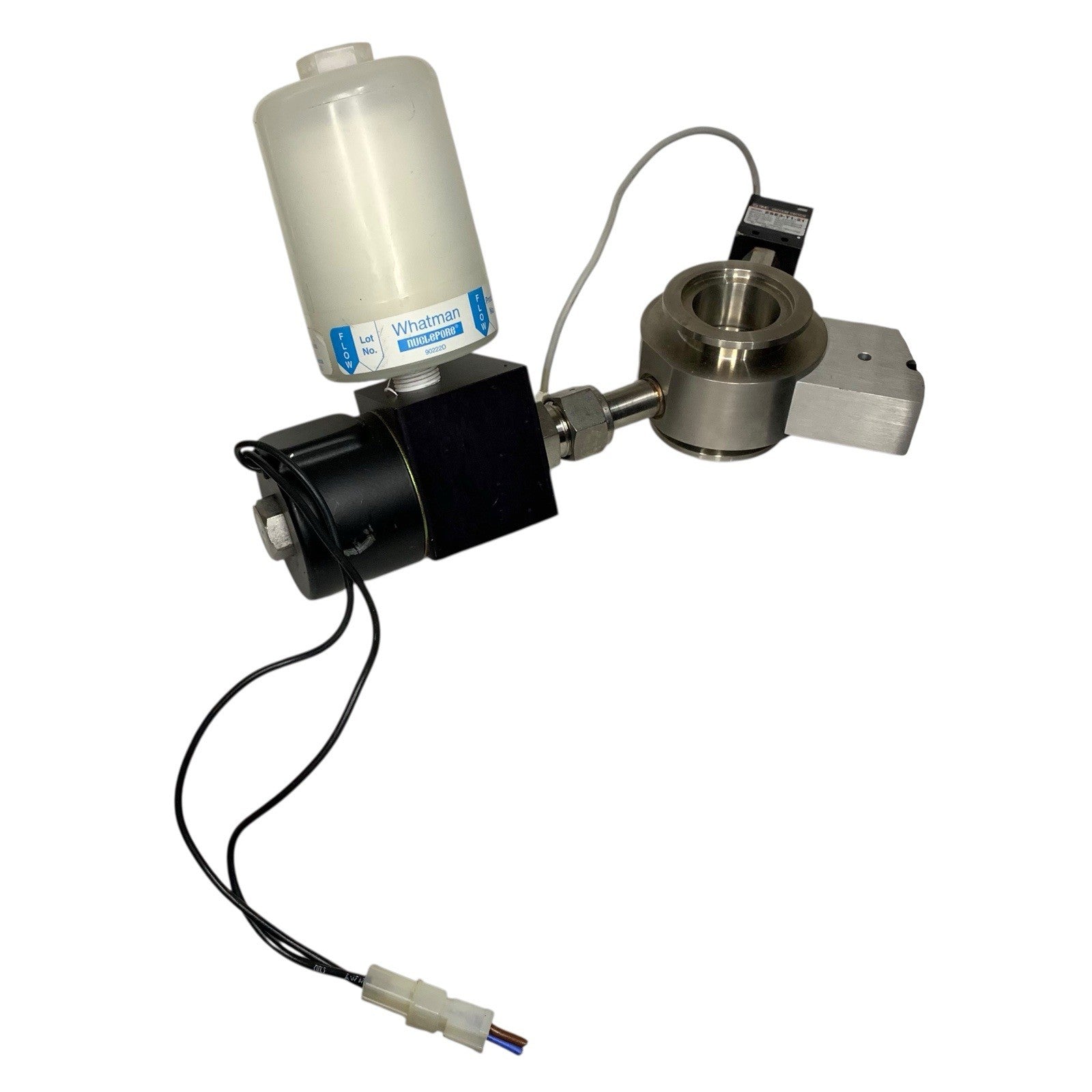MKS 253A-11165 Pressure Flow Throttle Valve Nuclepore Filter SMC Switch