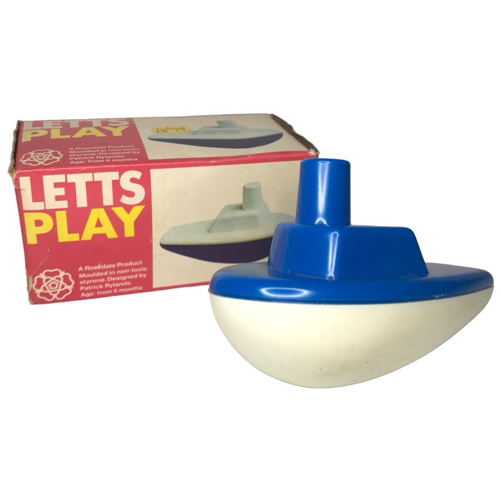 LETTS PLAY Rocking Boat Toy Patrick Rylands Rosendale Boxed Vintage 1960s