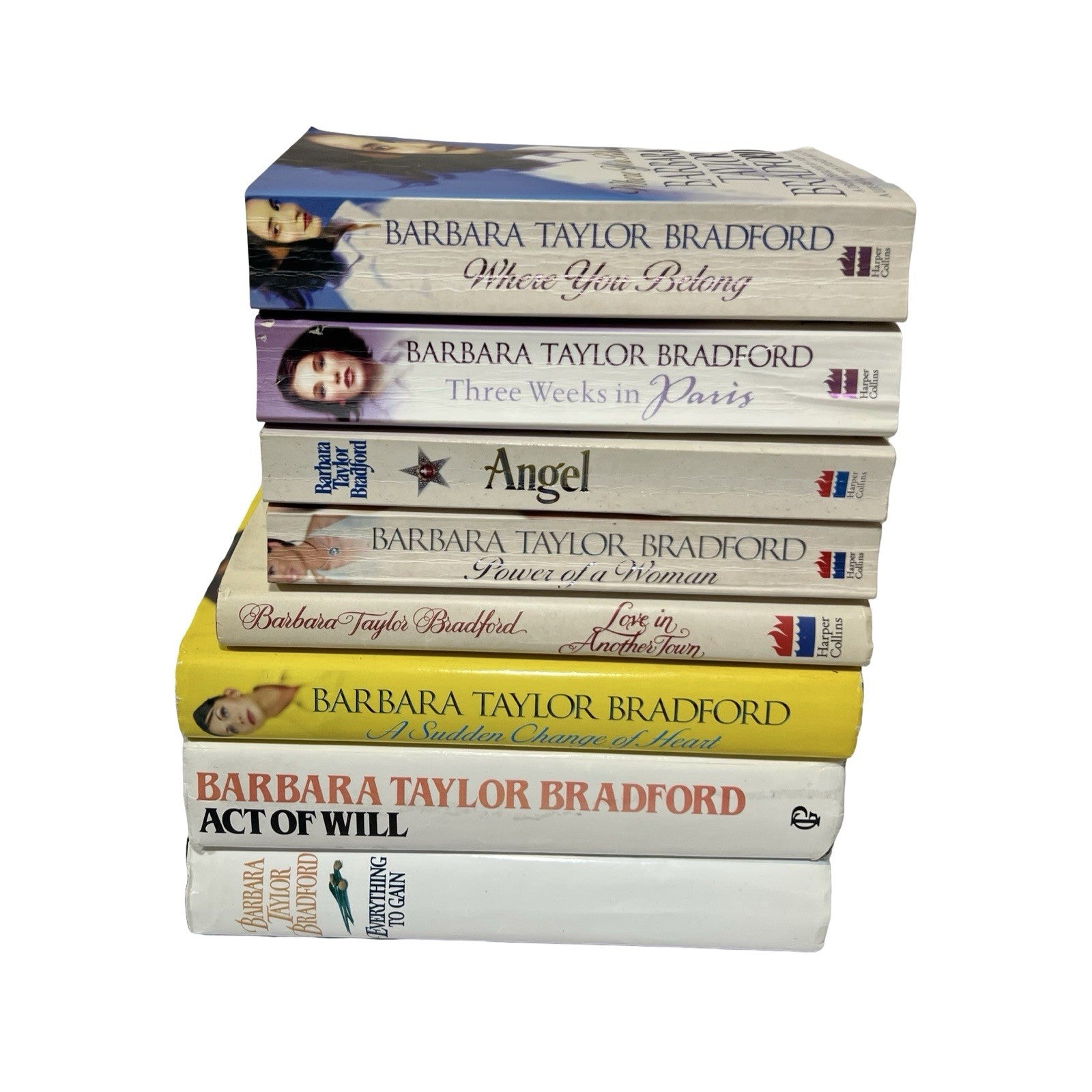 Barbara Taylor Bradford Book Bundle 8 Mixed Paperback Hardback Romance Novels