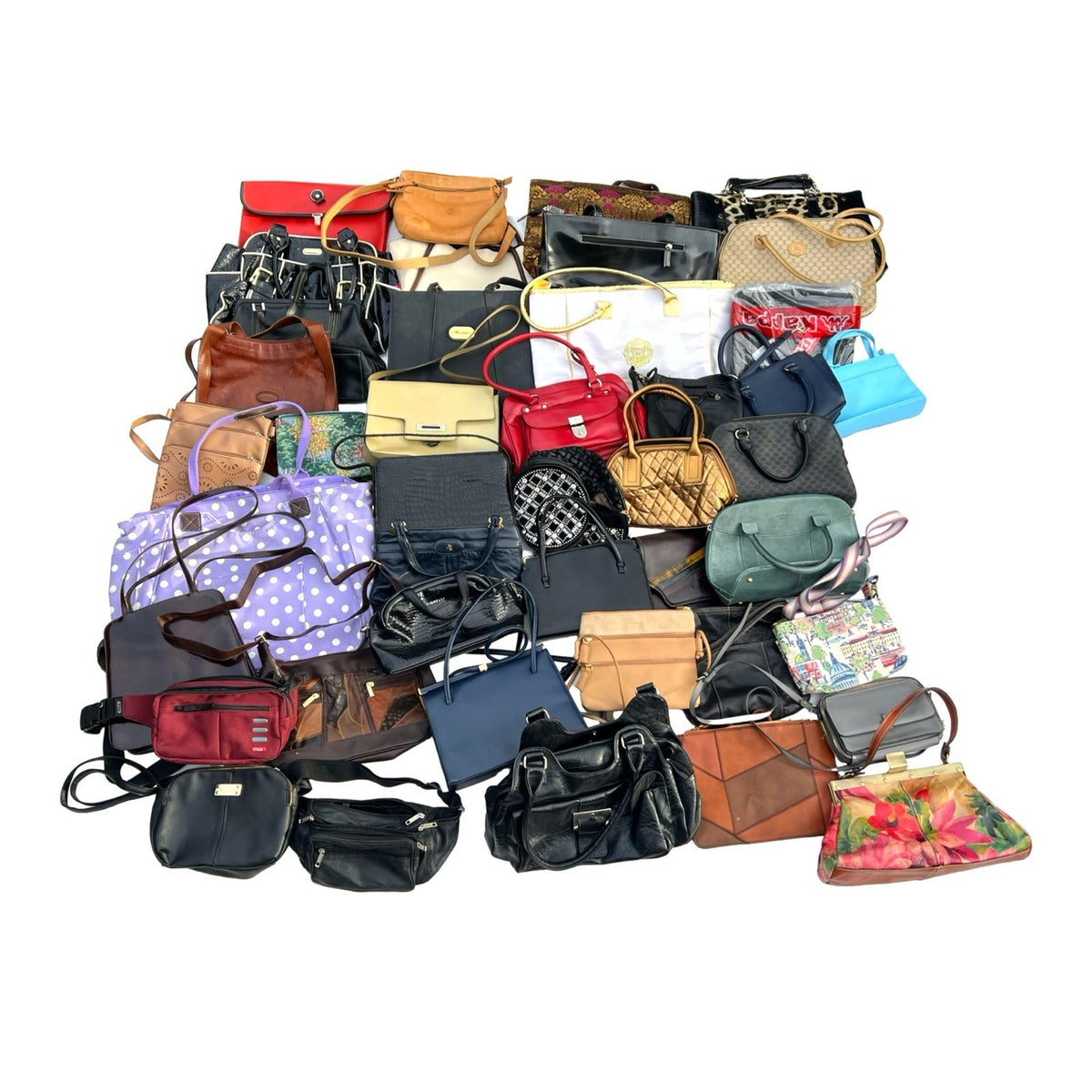 42x Ladies Handbags Job Lot Vintage Modern Mixed Bags Reseller Wholesale