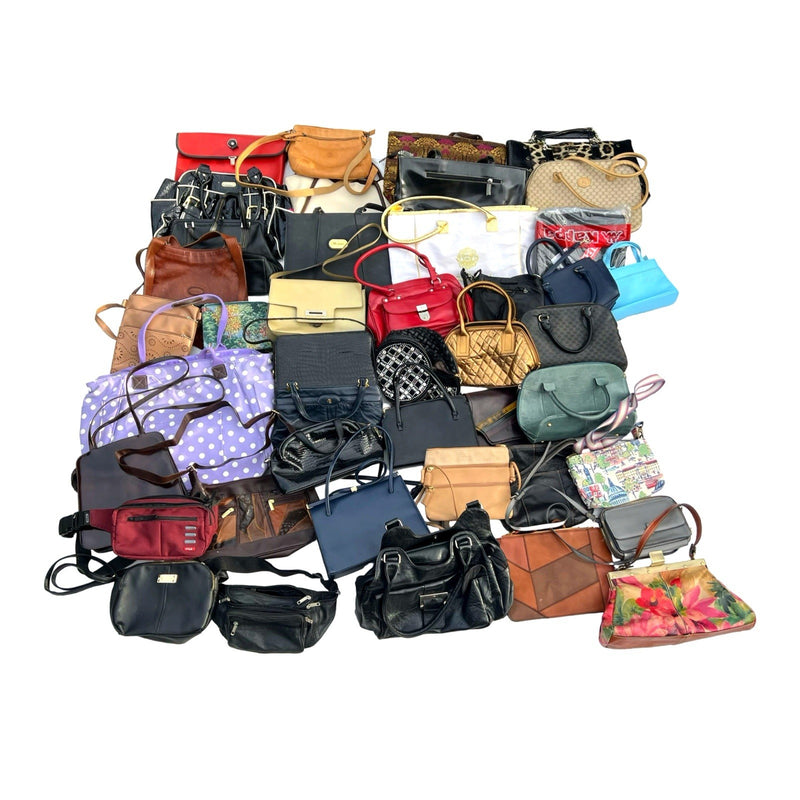 42x Ladies Handbags Job Lot Vintage Modern Mixed Bags Reseller Wholesale