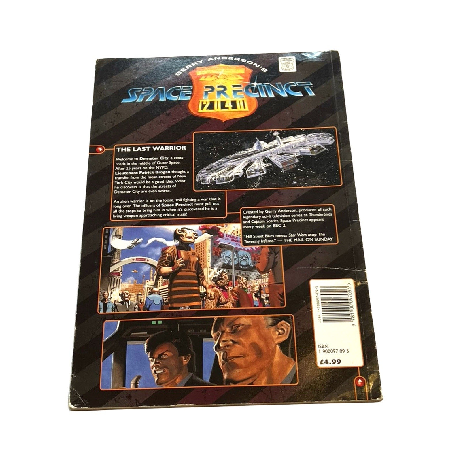 Gerry Anderson’s Space Precinct 2040 Volume One The Last Warrior Graphic Novel