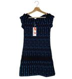 Criminal Damage Rock Guitar Dress Black Blue Y2K Emo Goth Grunge Military BNWT