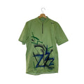 Vintage 80s SMS Santini Cycling Jersey Green Made In Italy XXXL Short Sleeve