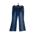 Spase Y2K Bootcut Jeans Womens Size 16 Low Rise Blue Denim BNWT Deadstock