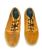 Vans Suede Lace Up Trainers Mustard Orange UK 5 Vulcanised Sole Skate Shoes