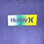 Hurley Boys Blue T-Shirt Kids L 12-13 Yrs One and Only Logo Skate Surf Tee