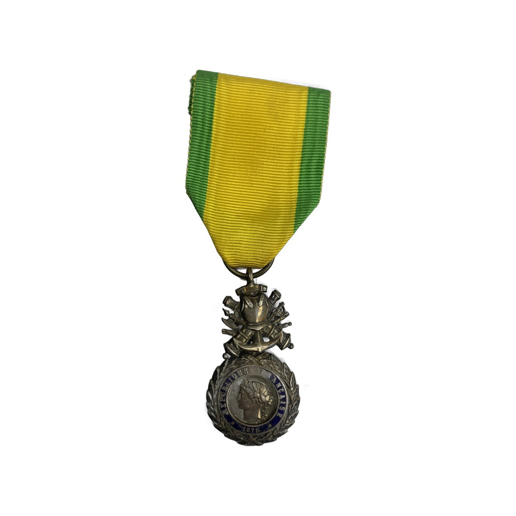Vintage French Medaille Militaire Military Medal Valeur et Discipline 1870