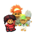 Vintage Troll Doll Bundle 4x Russ Trolls Spanish Golf Save Earth Pyjamas 1990s