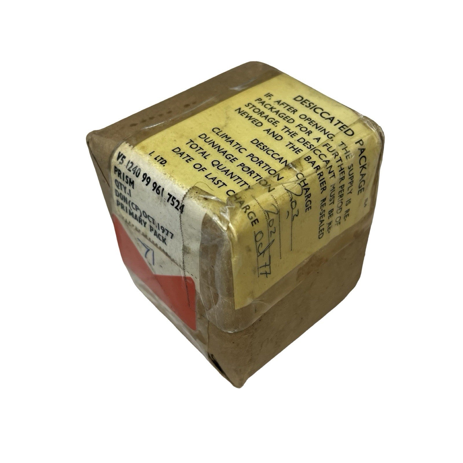Military Optical Prism DON (CP) Oct 1977 Sealed Pack NOS Cold War Surplus
