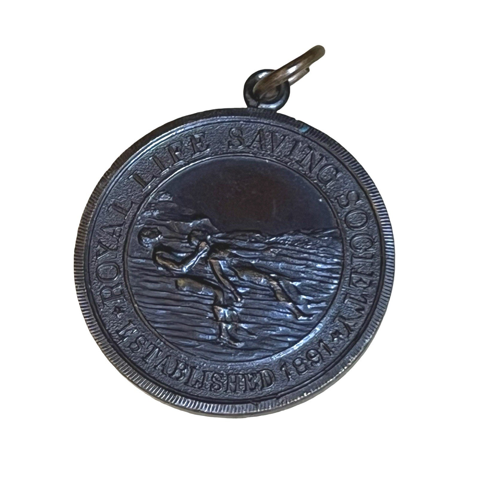 Antique 1913 Royal Life Saving Society Medal J Kennedy Swimming Award