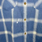 Carhartt Men’s Shirt XL Blue Plaid Button Up Relaxed Fit Workwear Long Sleeve