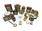 23x Vintage Clock Job Lot Smiths Westclox Metamec Swiza Mantel Alarm Novelty