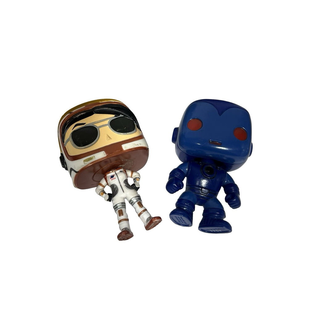 Marvel & Fortnite Figure Bundle Iron Man Hulk Deadpool Samurai Stealth Blue Lot