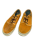 Vans Suede Lace Up Trainers Mustard Orange UK 5 Vulcanised Sole Skate Shoes