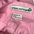 Criminal Damage Kids Cargo Pants Light Pink Lattice Style Y2K BNWT Waist 25"