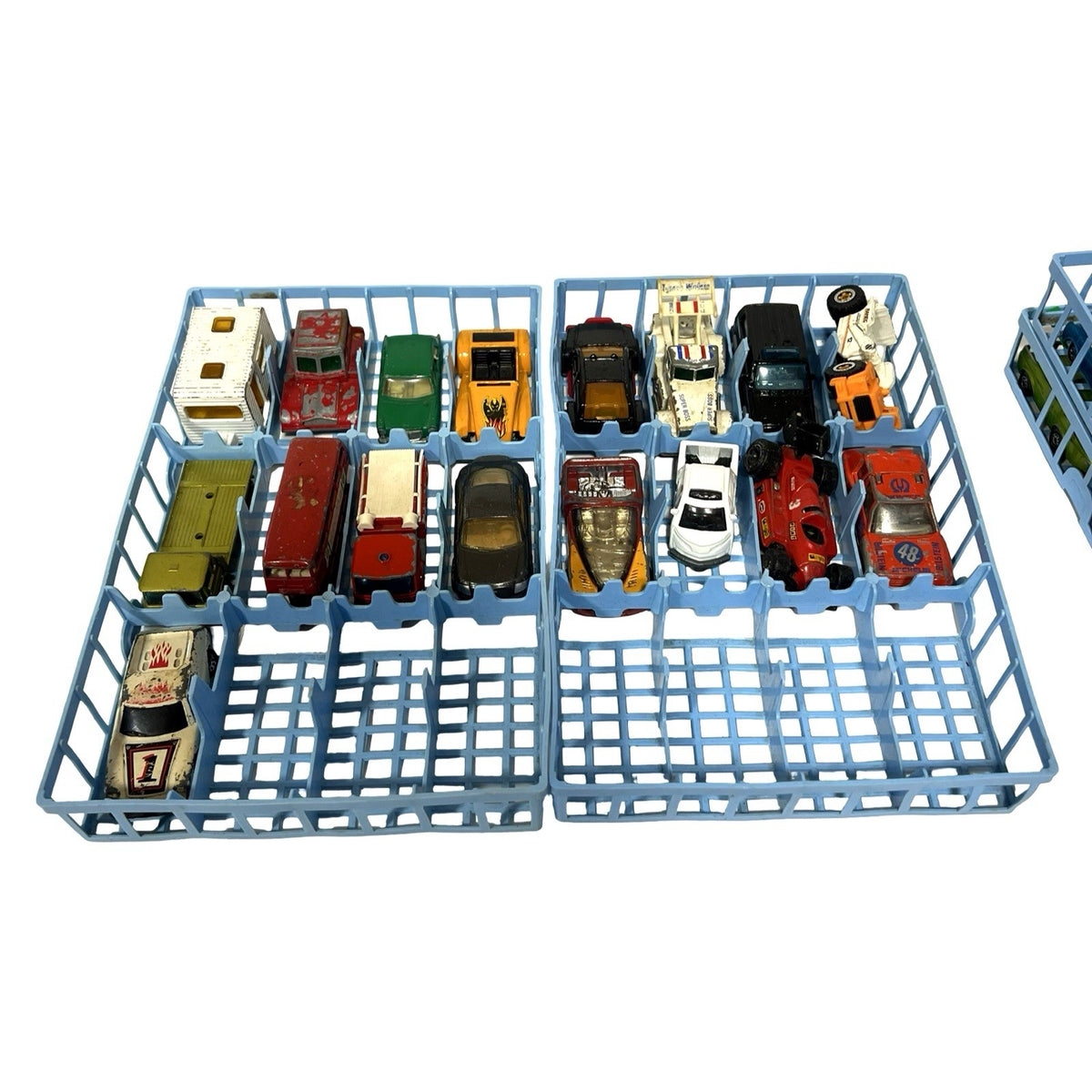 Vintage Matchbox Collectors Case with 38 Cars Lesney Diecast Car Job Lot