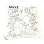 1979 Durham Industries TRUCK 5 Modular Toy Set Boxed NOS Vintage Complete