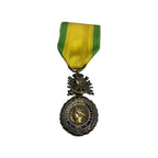 Vintage French Medaille Militaire Military Medal Valeur et Discipline 1870