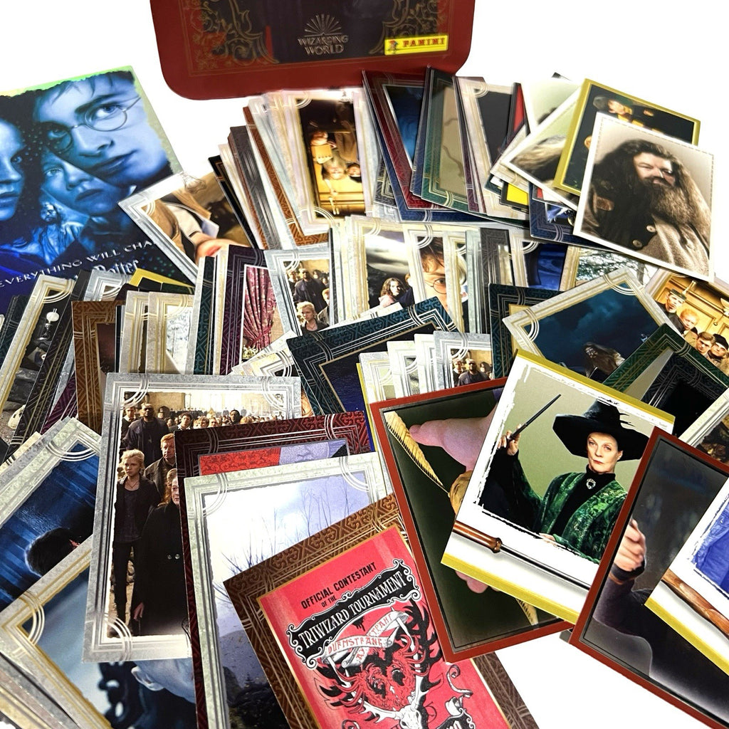 Harry Potter Panini Collector Tin Bundle 156 Cards 28 Stickers Wizarding World