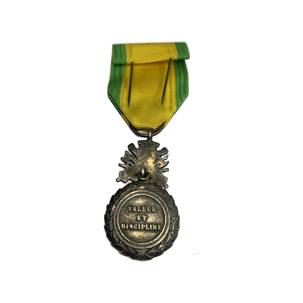Vintage French Medaille Militaire Military Medal Valeur et Discipline 1870