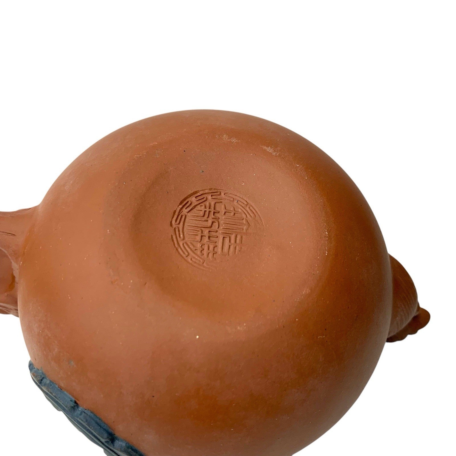 Vintage Yixing Phoenix Handle Teapot Factory 1 Square Circle Zisha Boxed