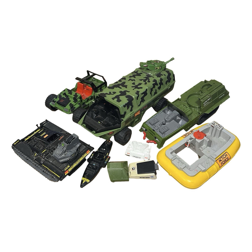 Vintage Action Force Vehicle Parts Job Lot Palitoy Hasbro Spares Accessories