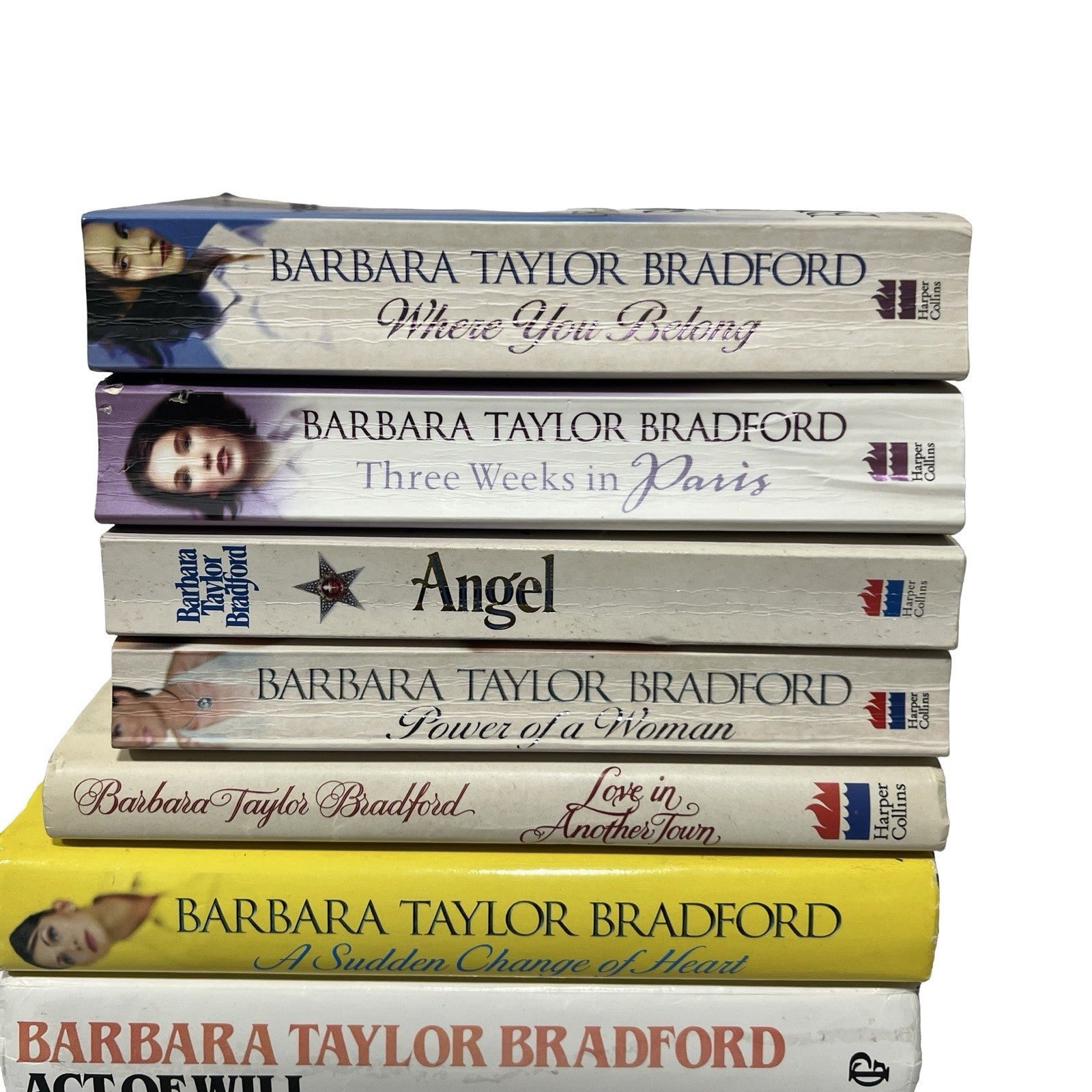 Barbara Taylor Bradford Book Bundle 8 Mixed Paperback Hardback Romance Novels
