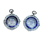 2x Vintage London Commercial FL Enamel Winners Medals 1949-54