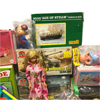 Large Vintage Toy Job Lot Airfix Merit Rubiks Dolls Figures Games Collectables - additional view