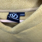 Voodoo Dolls Womens Mustard Yellow Fluffy Fleece Pullover Jumper Size M