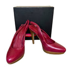 Moda In Pelle Caterpilla Hot Pink Slingback Heels UK 5 EU 39 Boxed Magenta