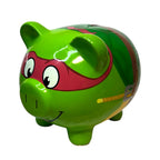 Teenage Mutant Ninja Turtles Porcelain Piggy Bank Money Box Raphael TMNT Vintage