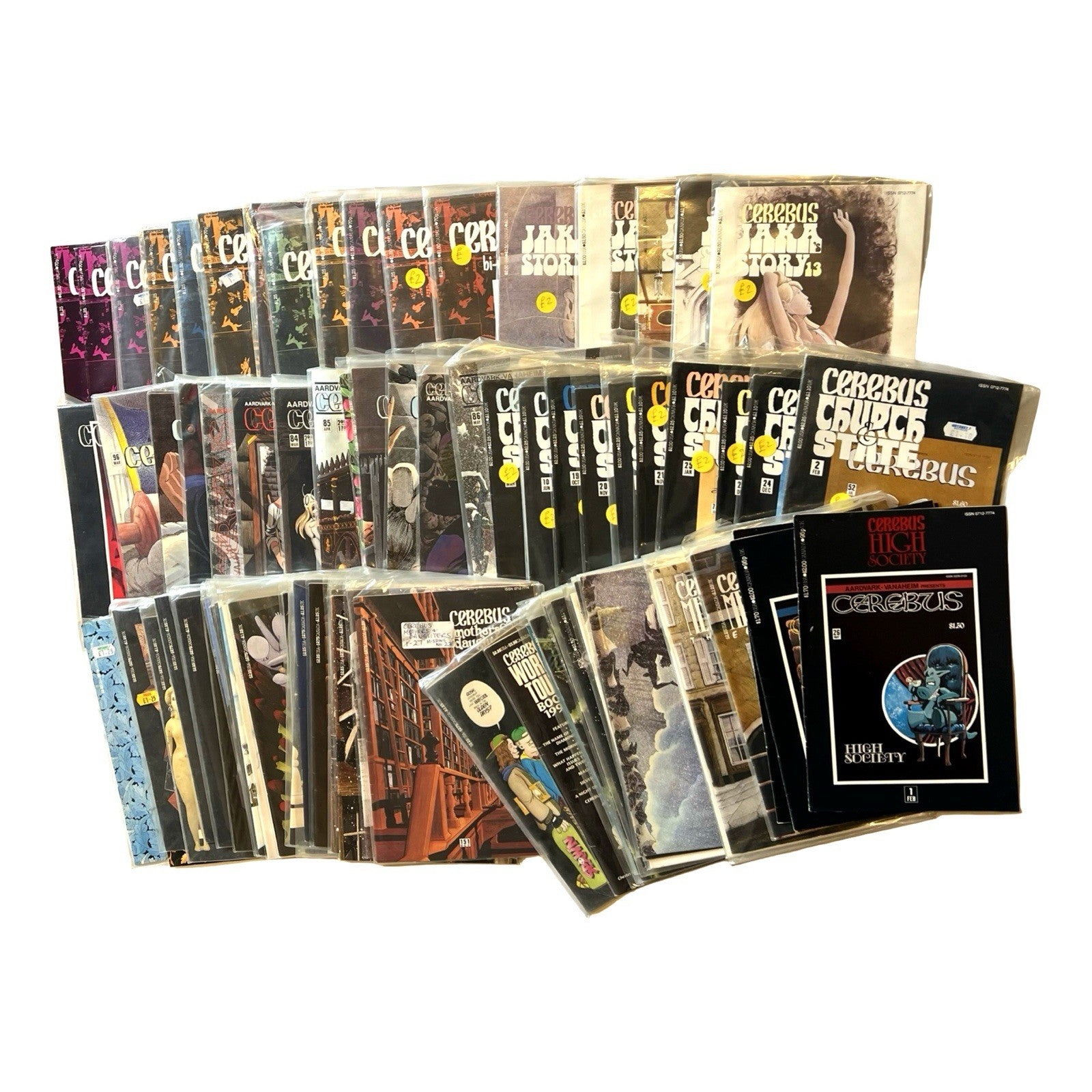 Cerebus Comic Bundle Aardvark Vanaheim High Society Church & State Job Lot