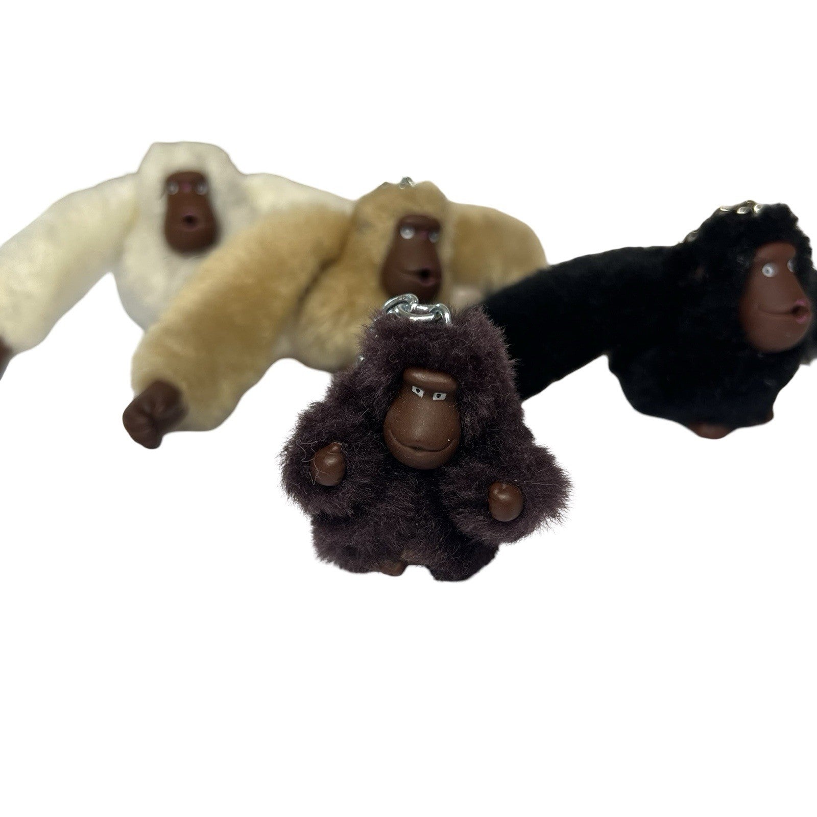 4x Genuine Kipling Monkey Keyrings Bag Charms Davina Karina Quinn Nel Bundle