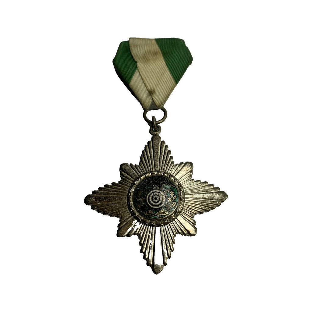 Vintage German Schutzenverein Shooting Prize Medal Star 1954 Welsede III Schutze