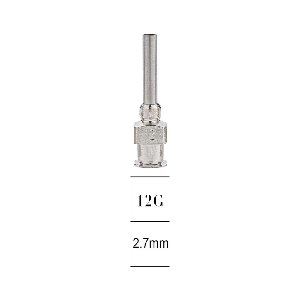 Blunt Dispensing Needle Stainless Steel Syringe Tip Glue Resin Oil Flux 10G-24G