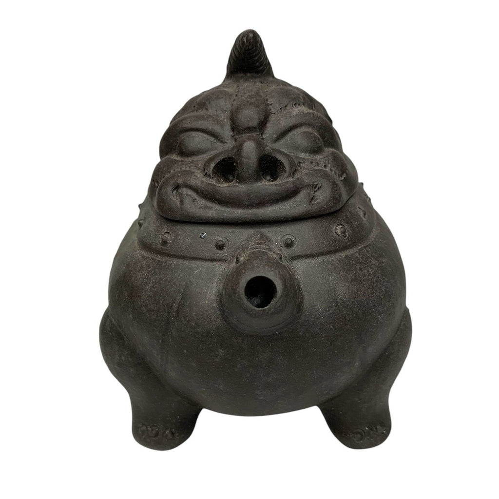 Vintage Yixing Zisha Fang Yuan Heini Foo Dog Teapot Square Circle Boxed