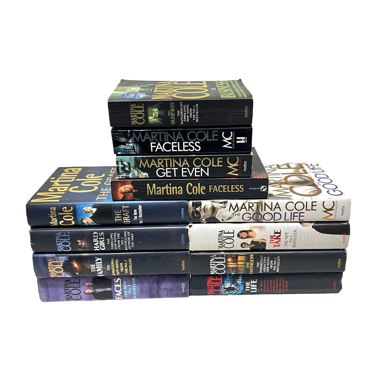 Martina Cole 12 Book Bundle Job Lot Crime Thriller Hardback Paperback Novels