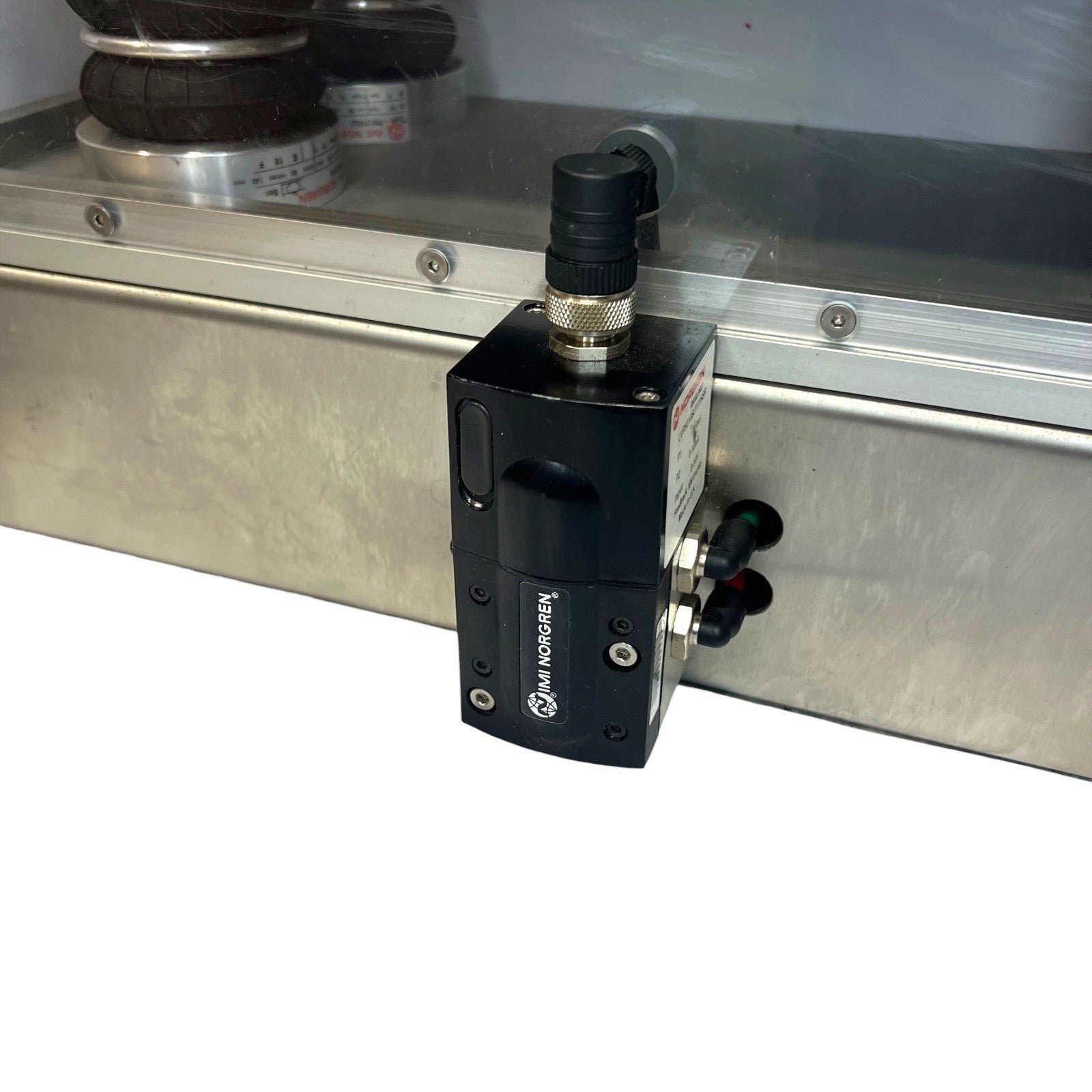 IMI Norgren Custom Bubble Leak Tester Pneumatic Acrylic Test Chamber Unit