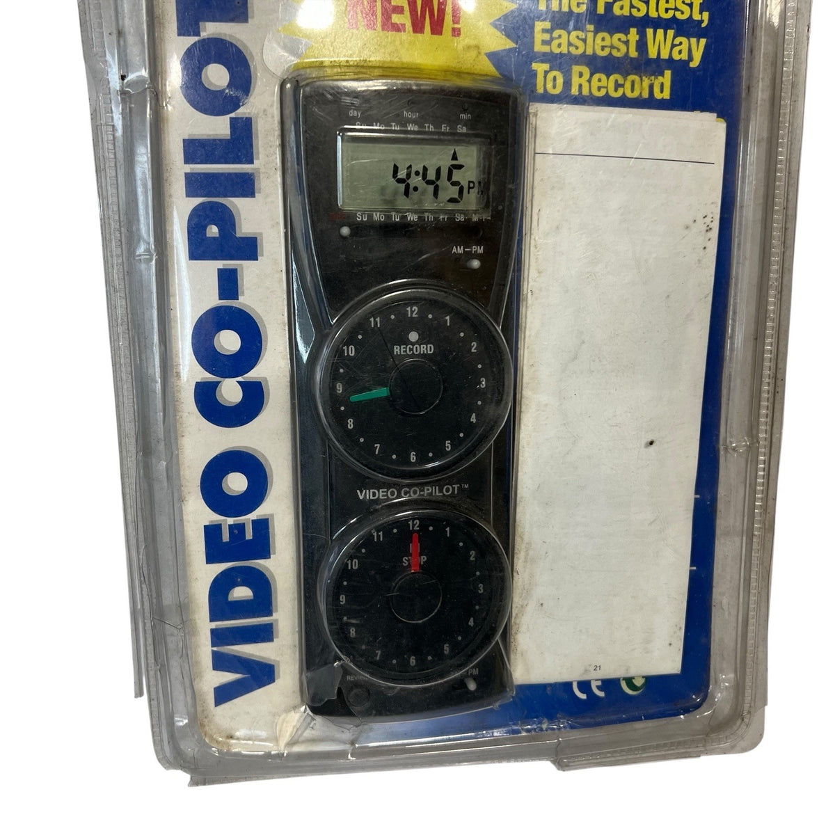 Vintage Video Co-Pilot VCR Recording Controller Timer NOS Video Recorder Accesso