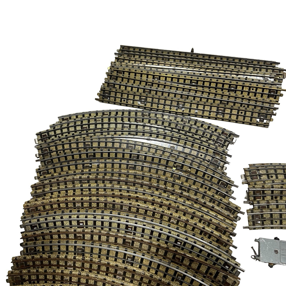 Vintage Meccano Hornby Dublo 3 Rail OO Gauge Track Points Coaches Job Lot - detail view