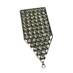 Jutta Brooch Vintage Reissig Hamburg Germany Pendant Rhinestones - Very Rare