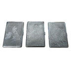 3 Vintage Map Cigarette Cases Emu Har-Bro Britain Ireland Malaya Singapore