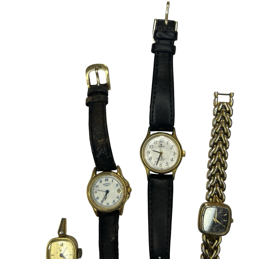 Job Lot 6 Vintage Ladies Watches Rotary Lorus Citizen Sekonda Timex Spares