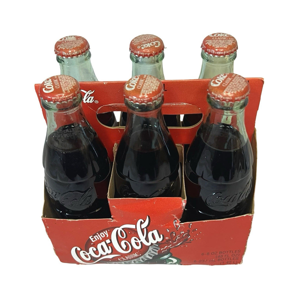 Vintage Coca-Cola City Souvenir Bottle 6 Pack Death Valley Hollywood Niagara